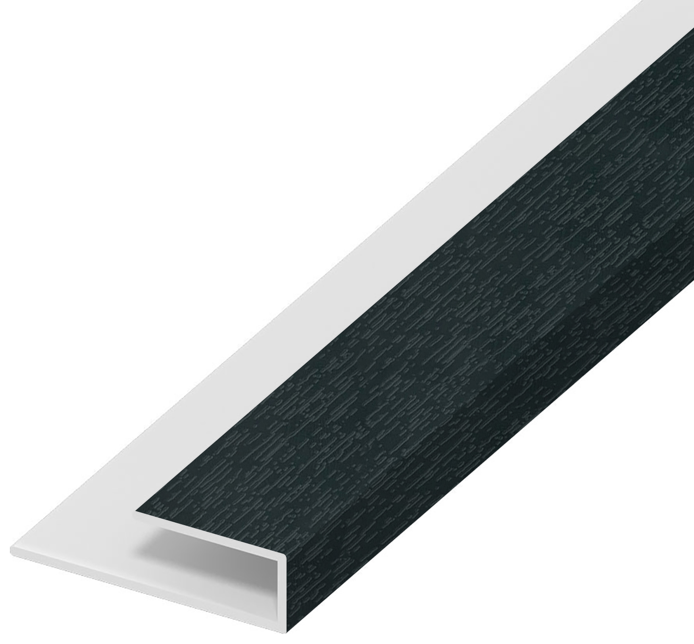 Wickes PVCu Anthracite Grey Universal Channel Board - 2500mm