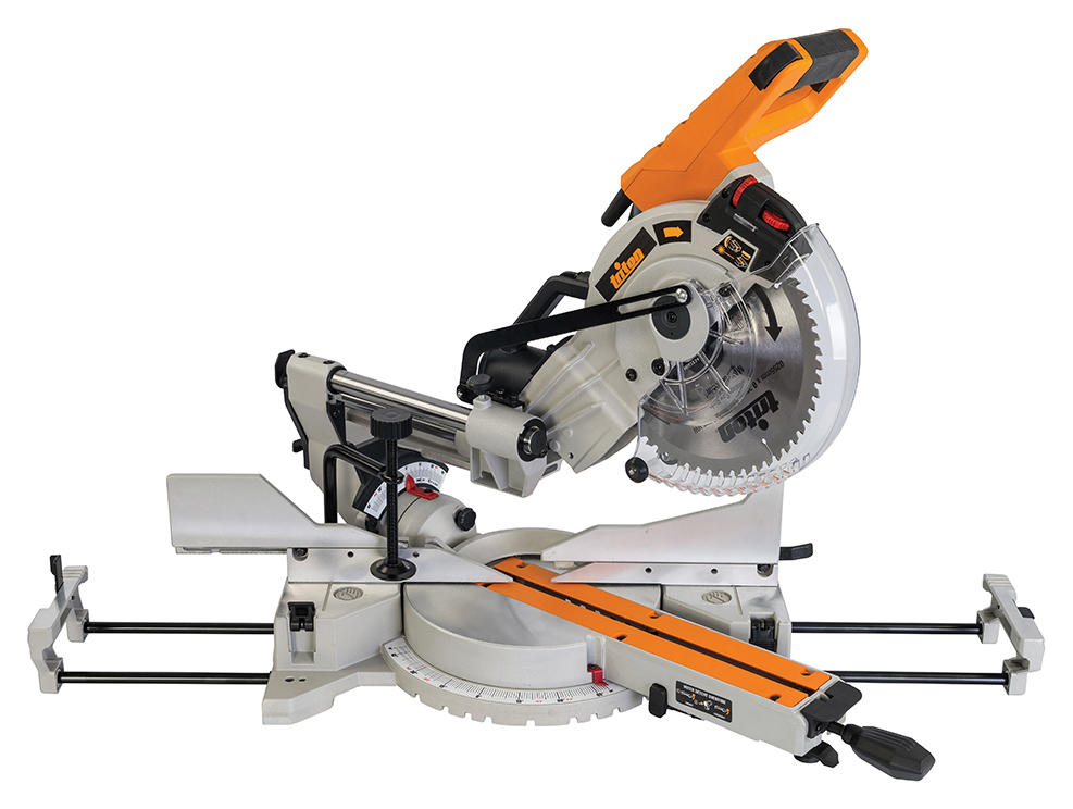 Triton TCMS254 254mm Corded Sliding Compound Mitre Saw - 1800W