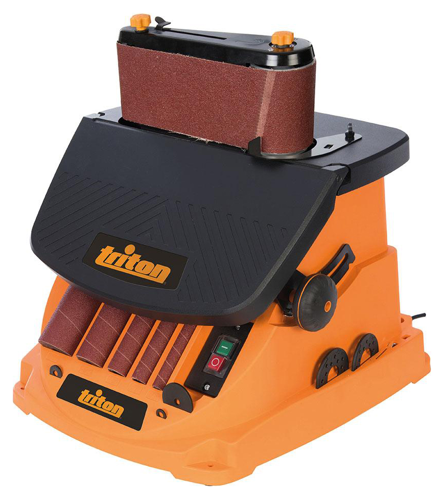 Triton TSPST450 Corded 4" Electric Oscillating Spindle & Belt Sander - 450W