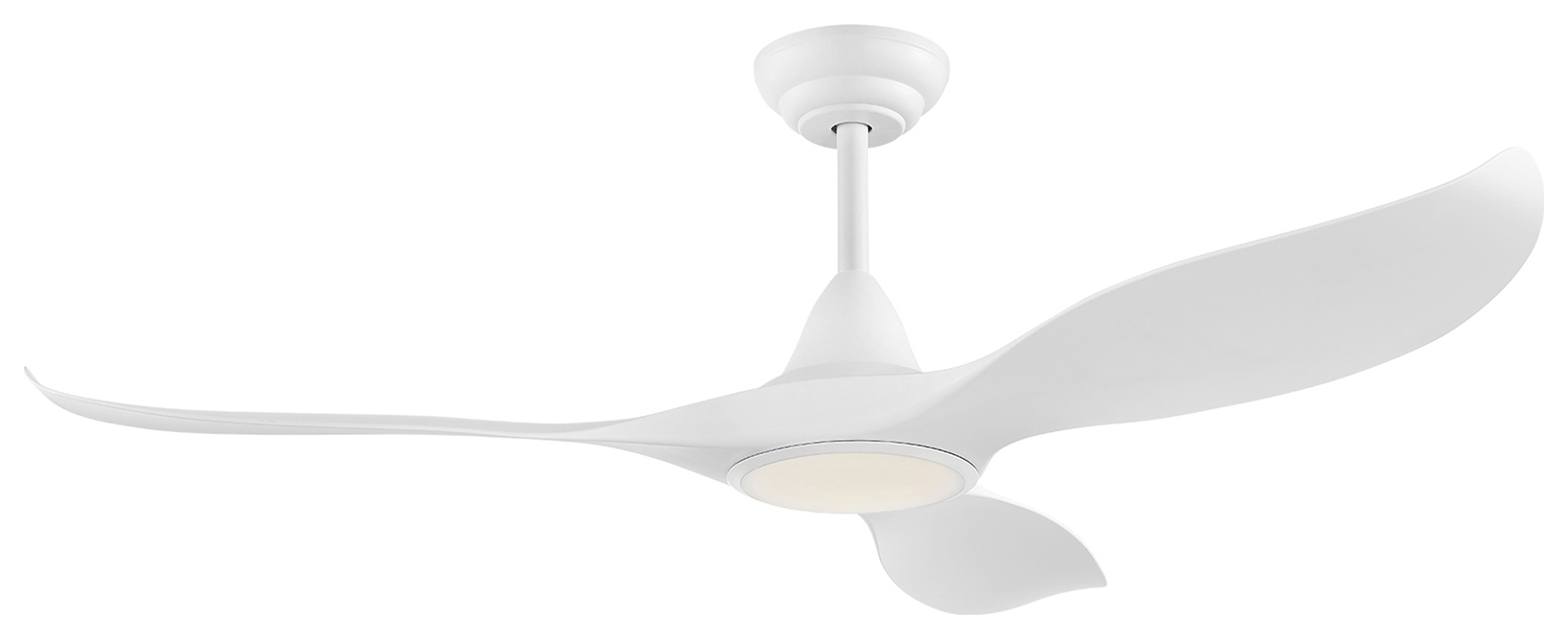 Eglo Cirali 52 White Metal 5-Speed Lit Ceiling Fan