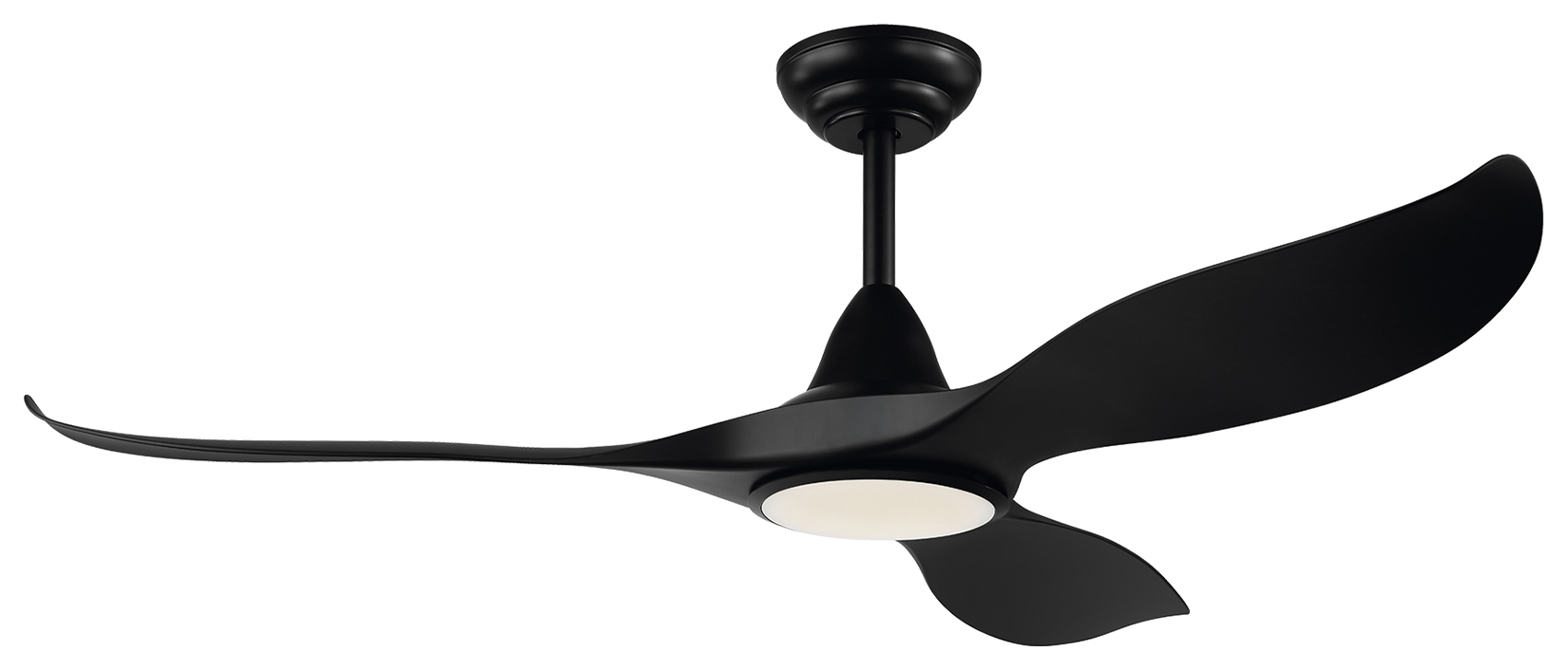 Eglo Cirali 52 Black Metal 5-Speed Lit Ceiling Fan