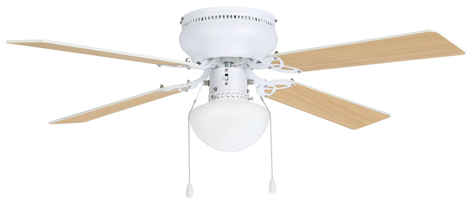 Eglo Cagliari White Ceiling Fan with Light