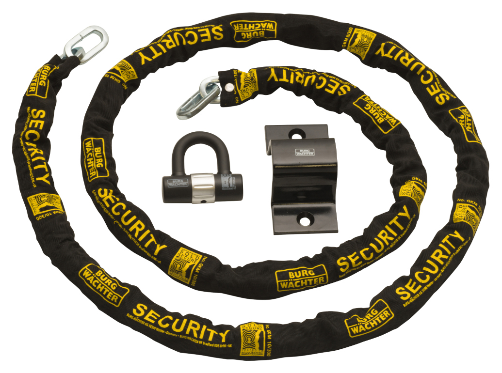 Burg-Wachter Chain with U-Lock & Anchor - 3m