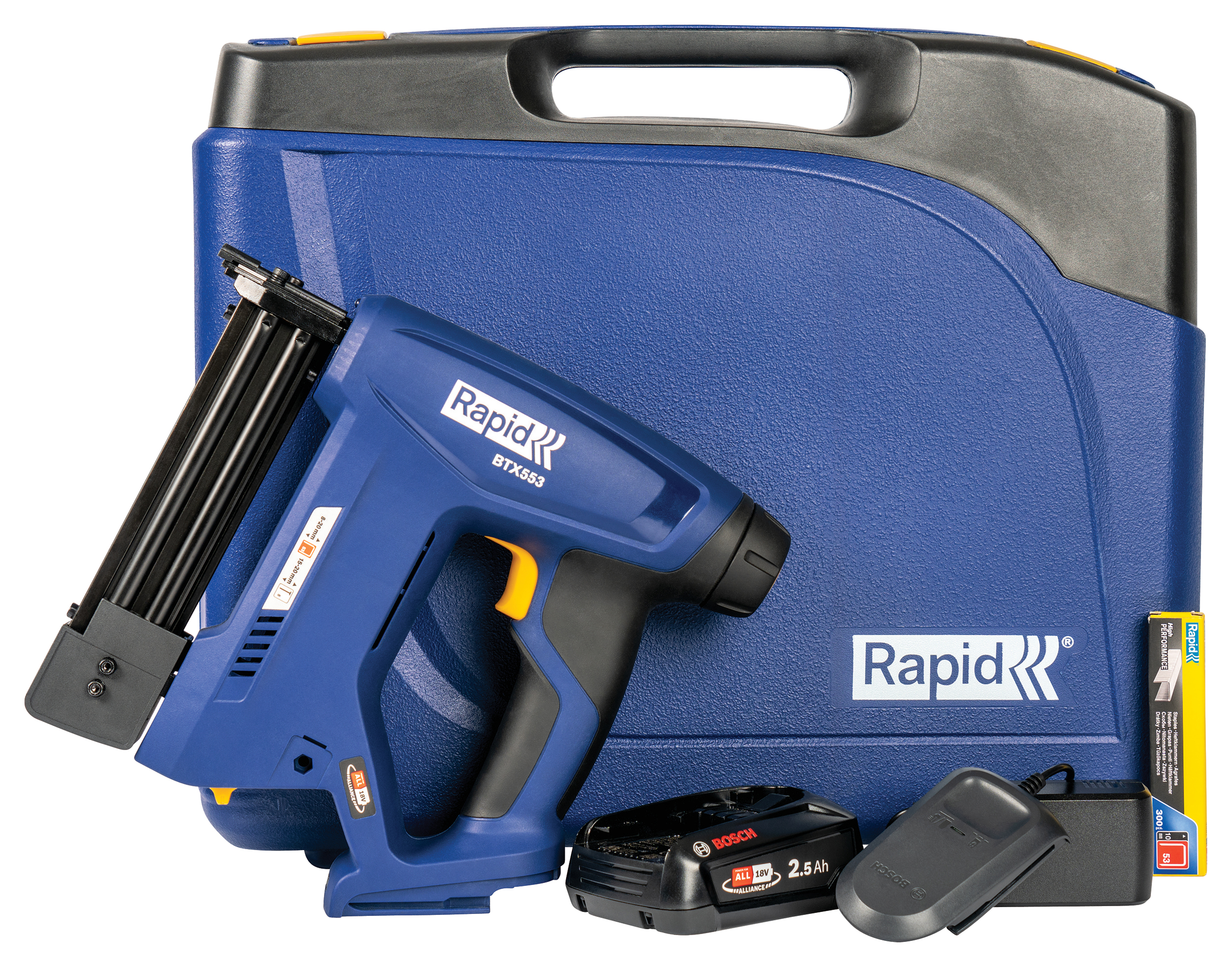 Rapid BTX553 P4A 18V Staple Gun Kit