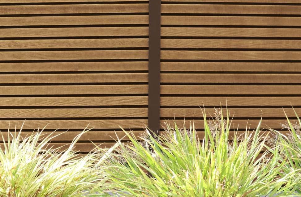 DuraPost URBAN Natural & Sepia Brown Composite Fence Panel Multi-Pack - 6 x 6ft