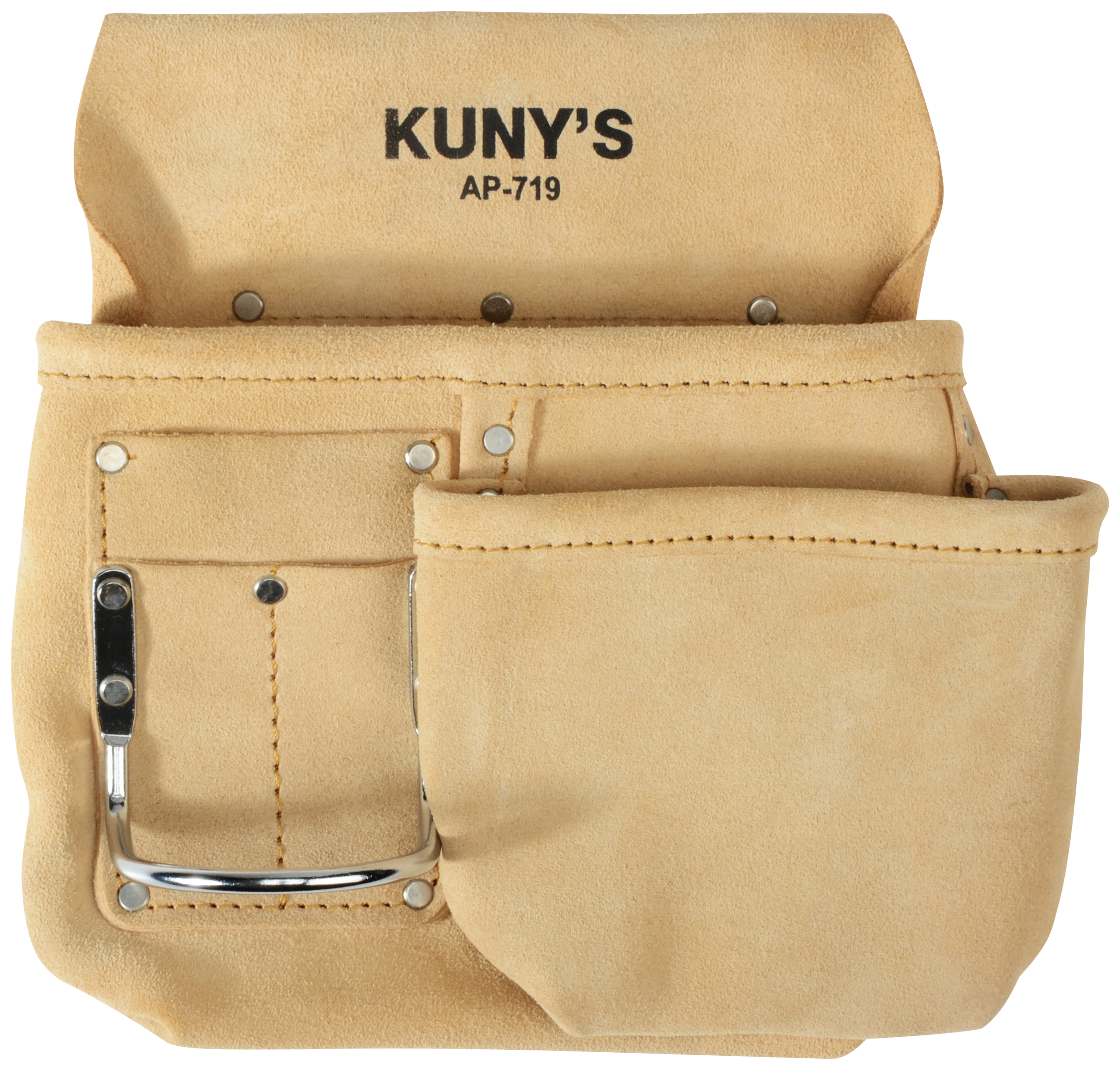 Kuny AP719 Slit Grain Leather Half Apron