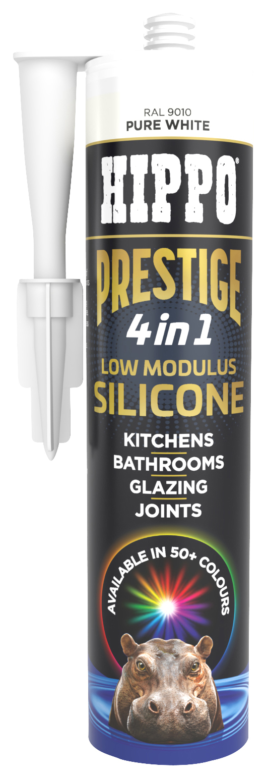 Hippo Prestige 4-in-1 White Silicone - 300ml