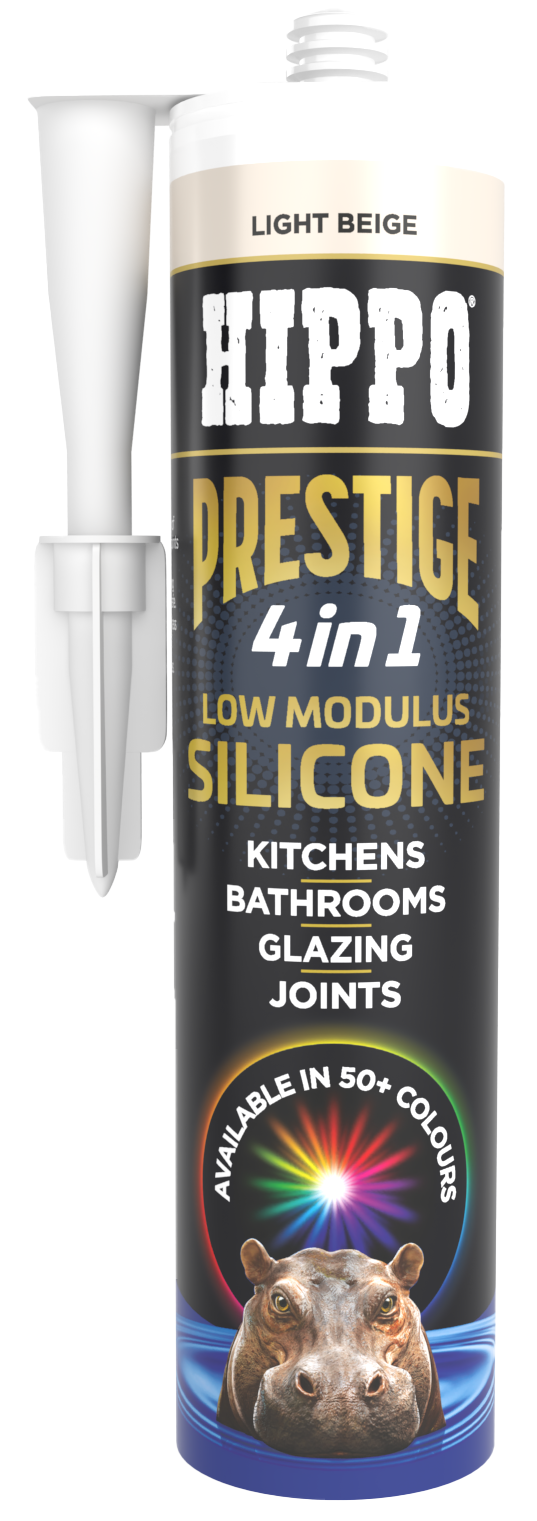 Hippo Prestige 4-in-1 Light Beige Silicone - 300ml