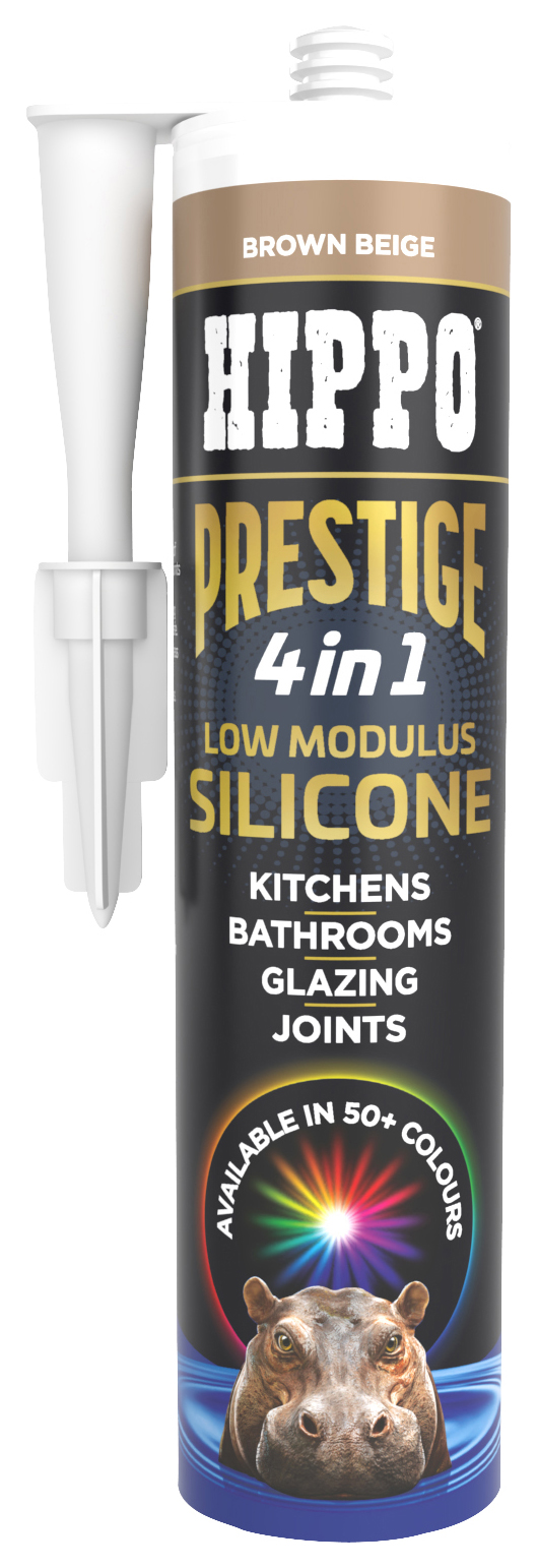 Hippo Prestige 4-in-1 Brown Beige Silicone - 300ml