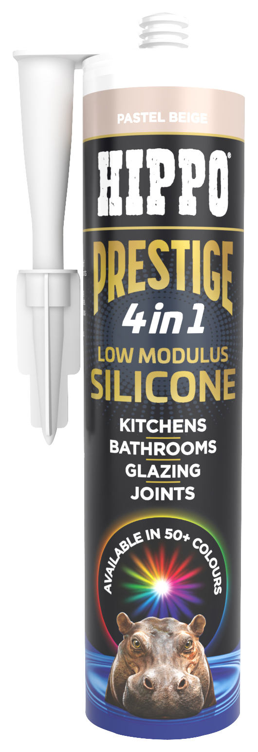 Hippo Prestige 4-in-1 Beige Pastel Silicone - 300ml