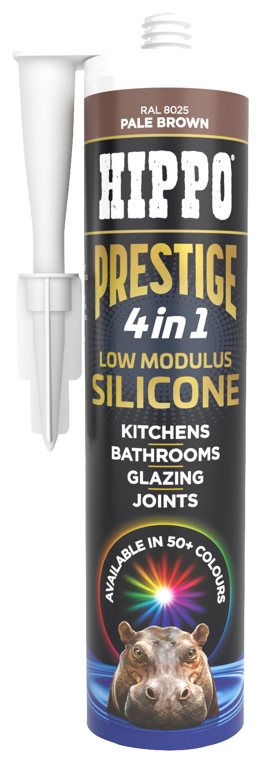 Hippo Prestige 4-in-1 Pale Brown Silicone - 300ml