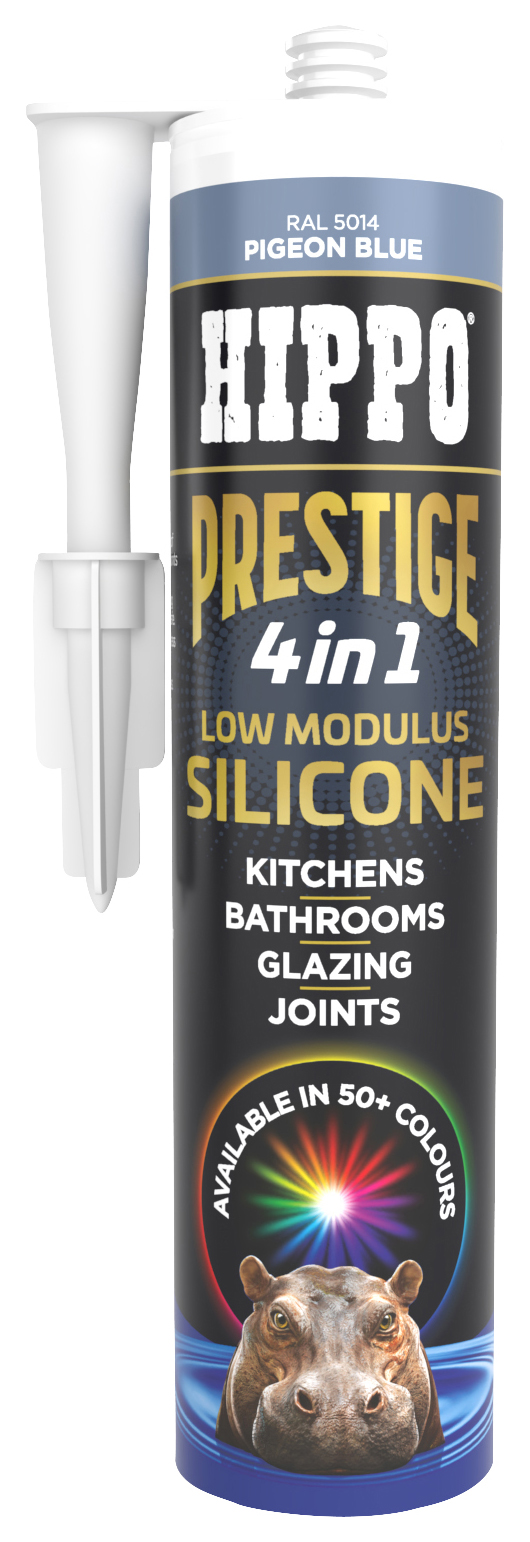Hippo Prestige 4-in-1 Pigeon Blue Silicone - 300ml