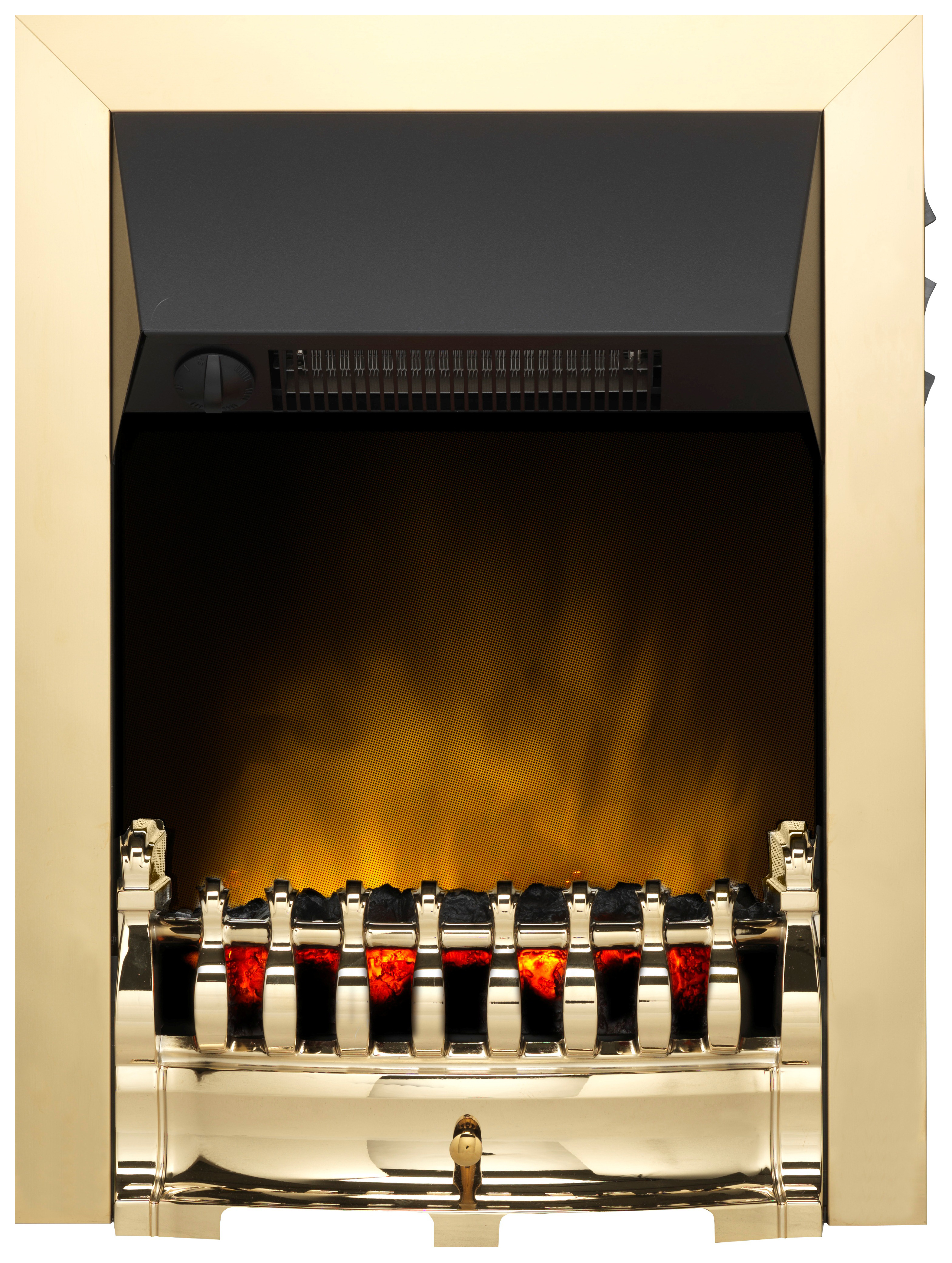 Dimplex Balmoral Brass Optiflame Electric Inset Fire