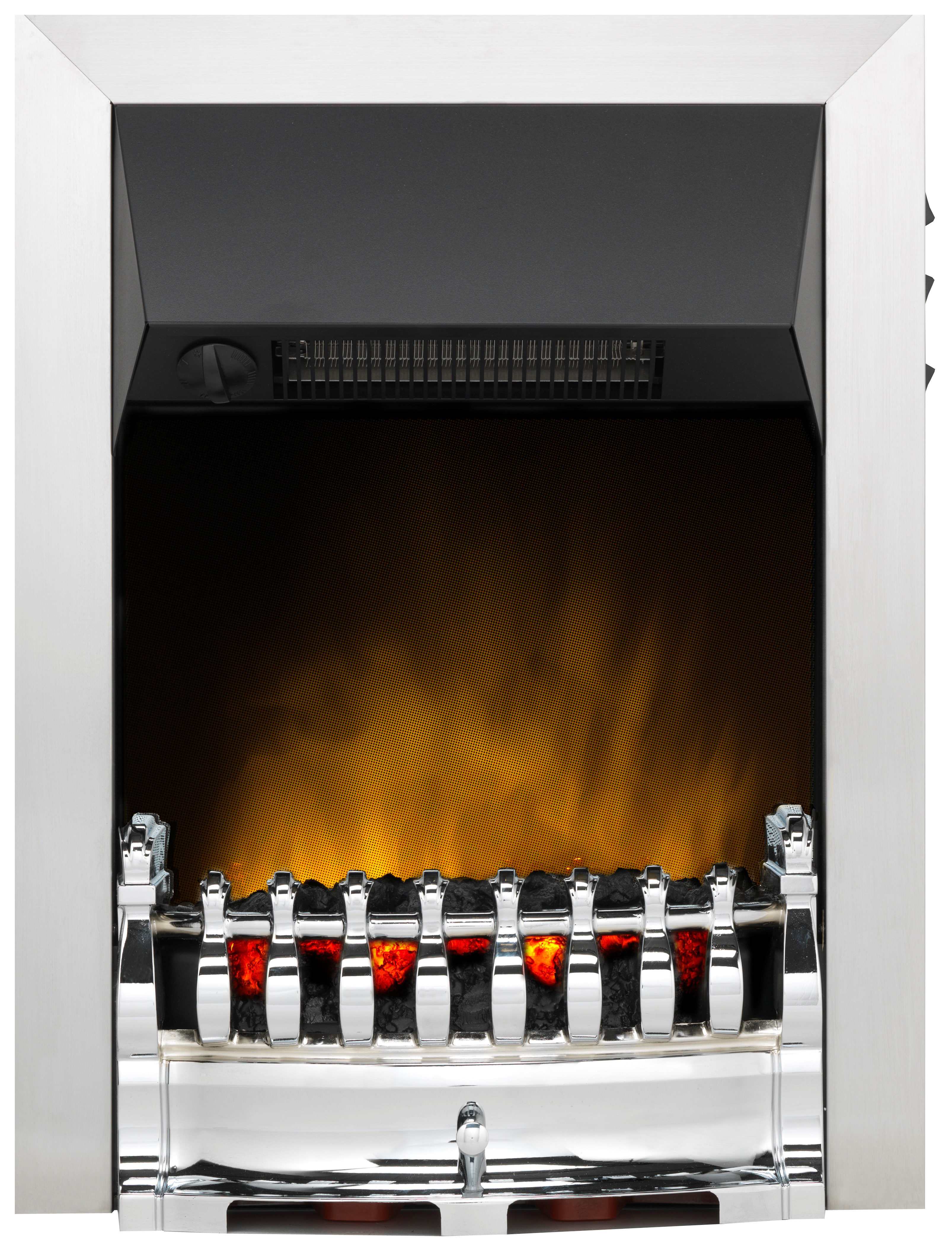 Dimplex Balmoral Chrome Optiflame Electric Inset Fire