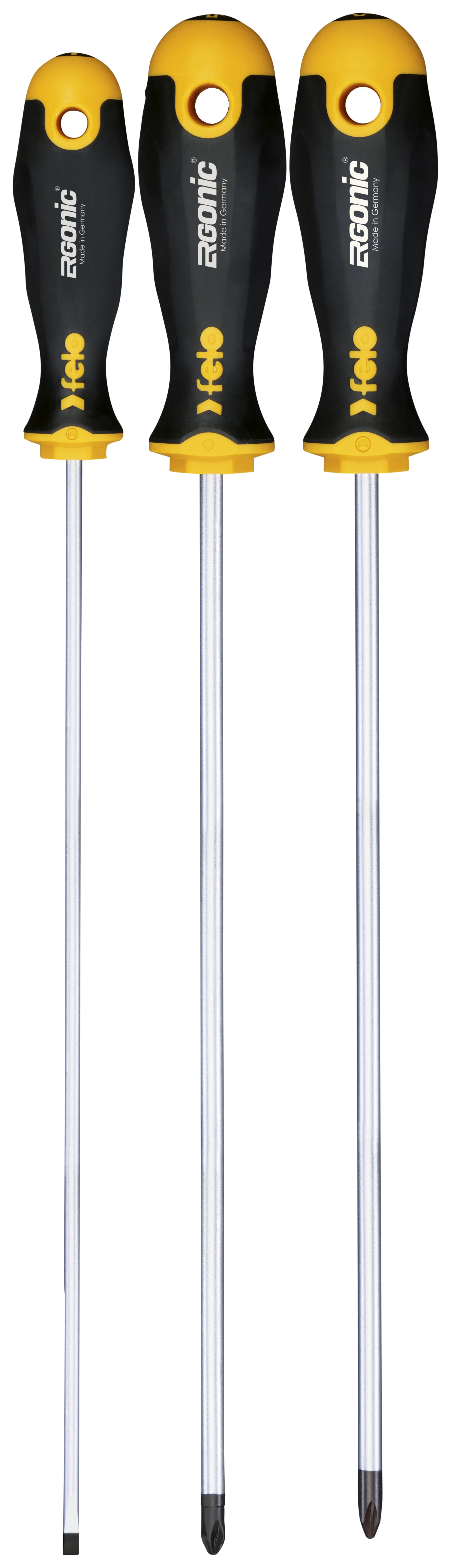 Felo FE40093114 3 Piece Mixed Head Ergonomic Screwdriver Set