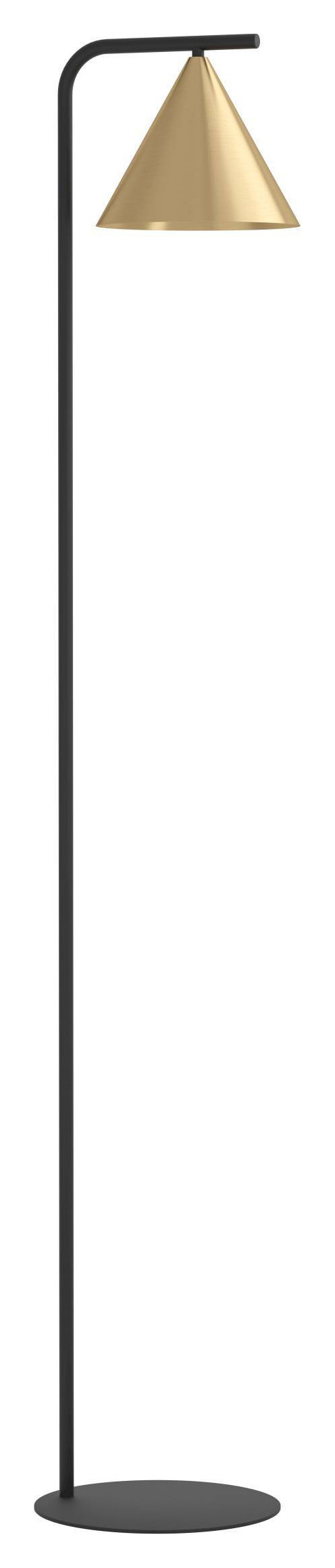 Eglo Narices Floor Lamp - Black & Gold