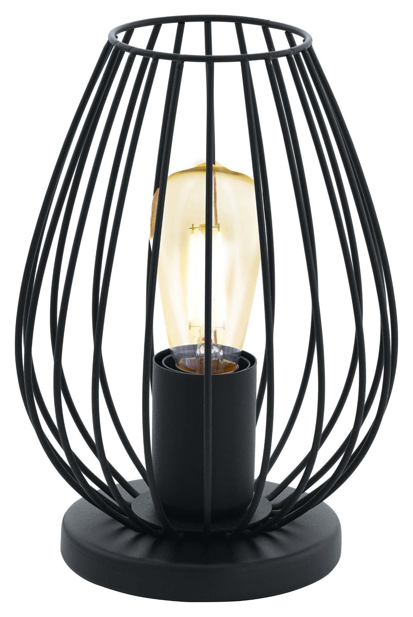 Eglo Newtown 16cm Metal Table Lamp - Black