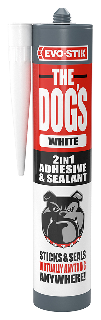 Evo-Stik The Dogs White Sealant & Adhesive - 290ml