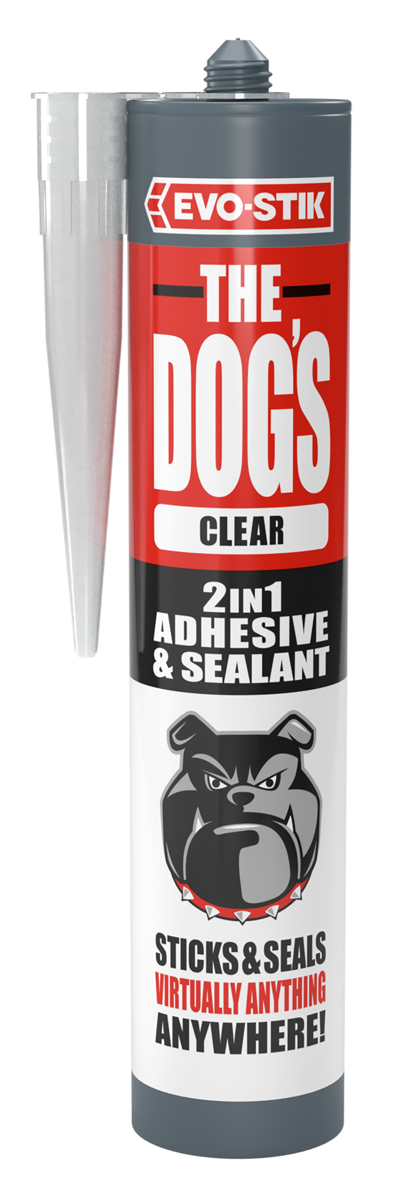 Evo-Stik The Dogs Clear Sealant & Adhesive - 290ml