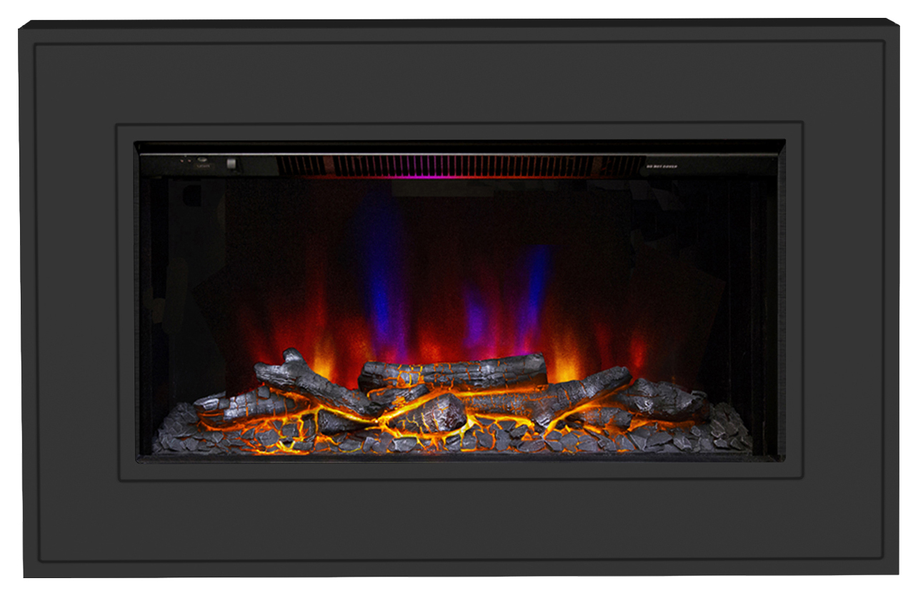 Flare by Be Modern Albali Anthracite Wall Mounted Electric Fire