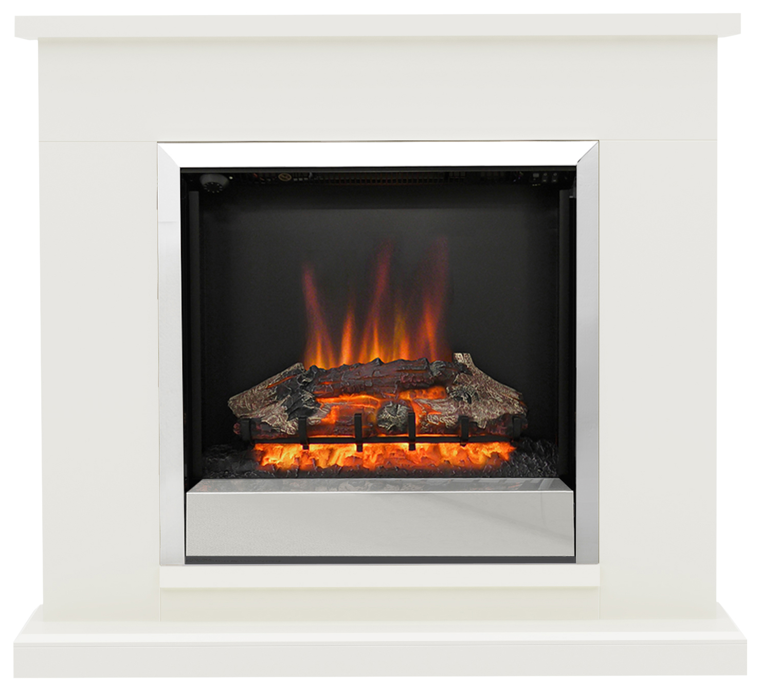 Flare by Be Modern Elsham Soft White Electric Suite