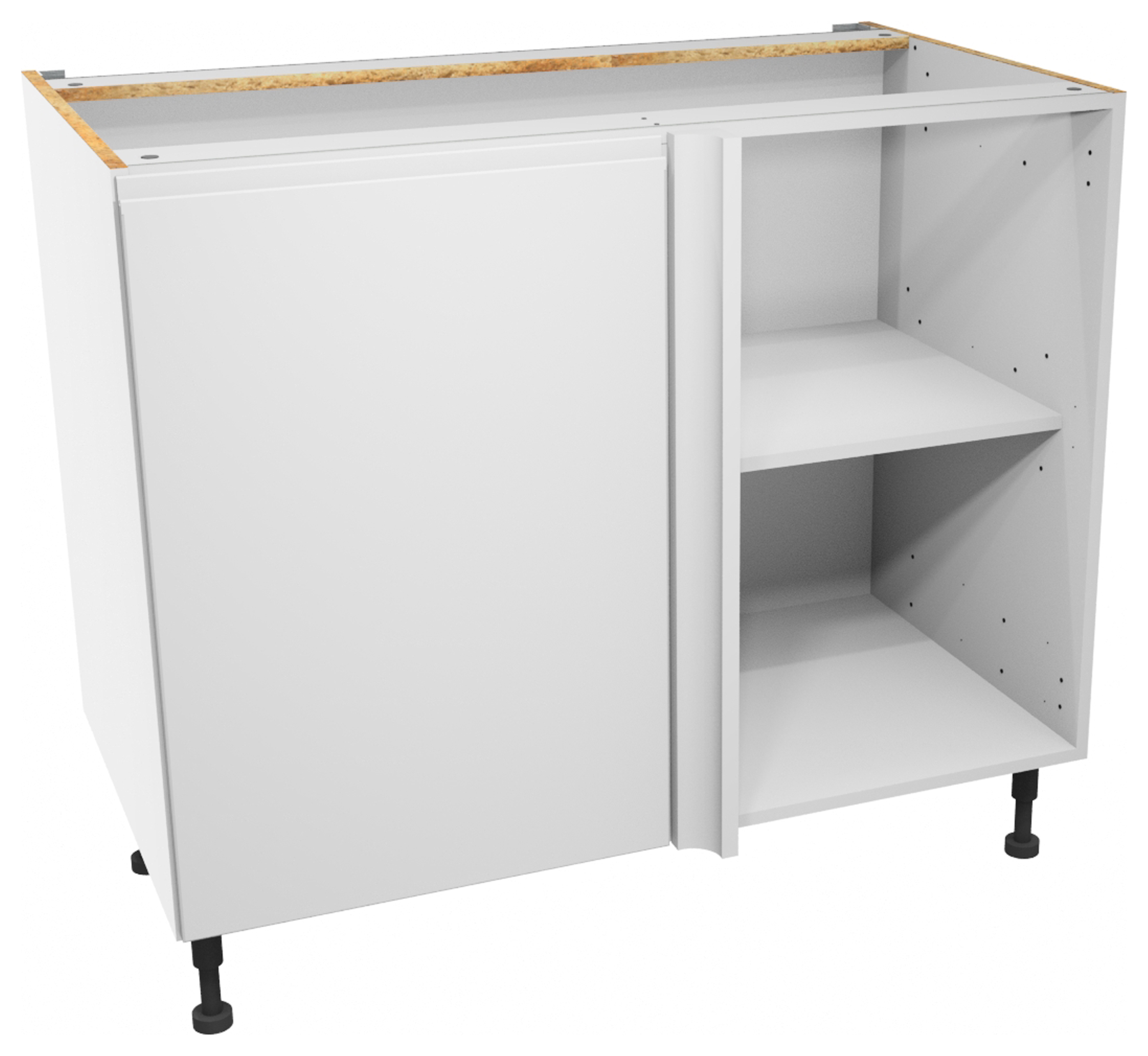 Wickes Madison Matt White Corner Base Unit - 1000mm