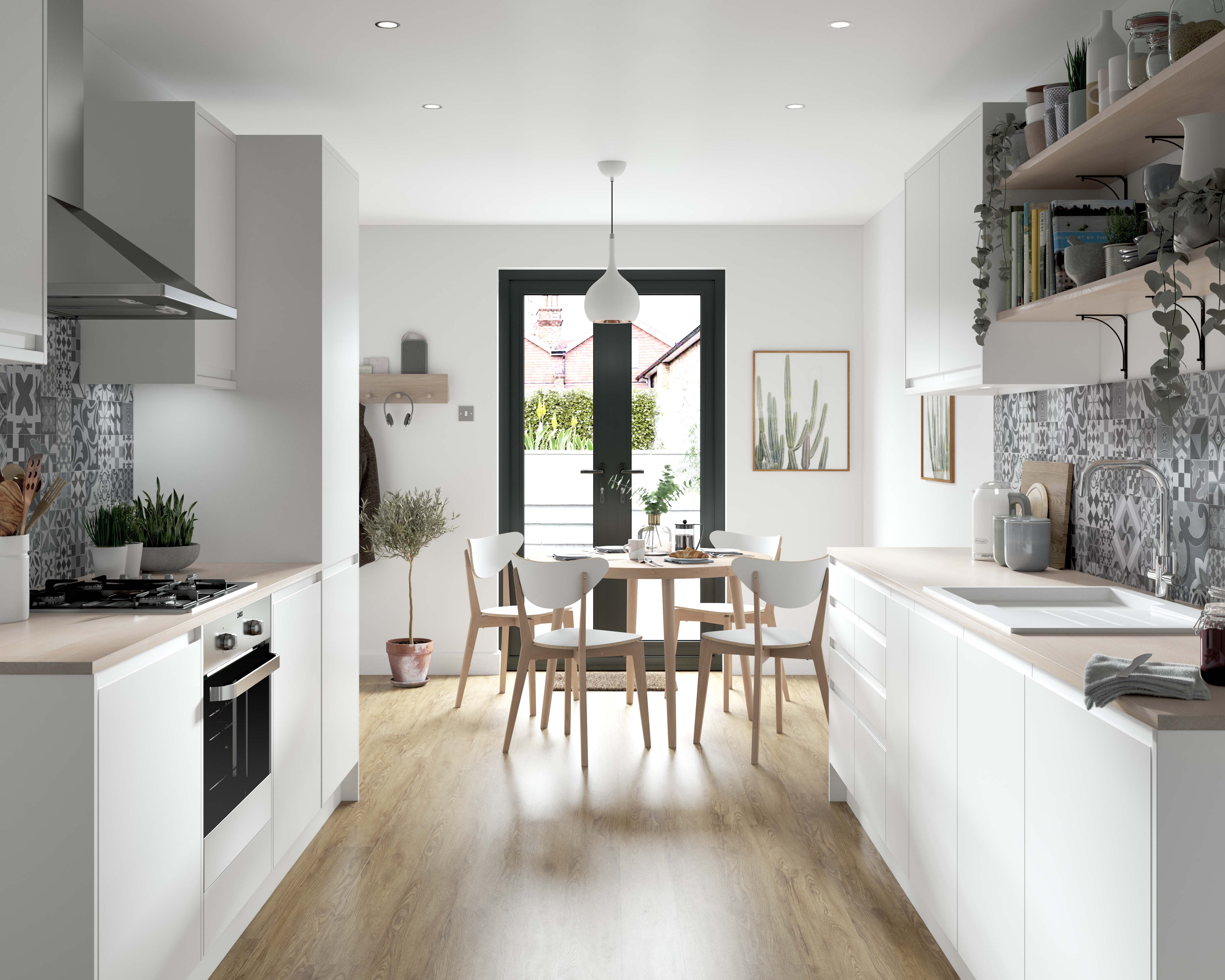 Wickes Madison Matt White Appliance Fascia - 450 X 731mm