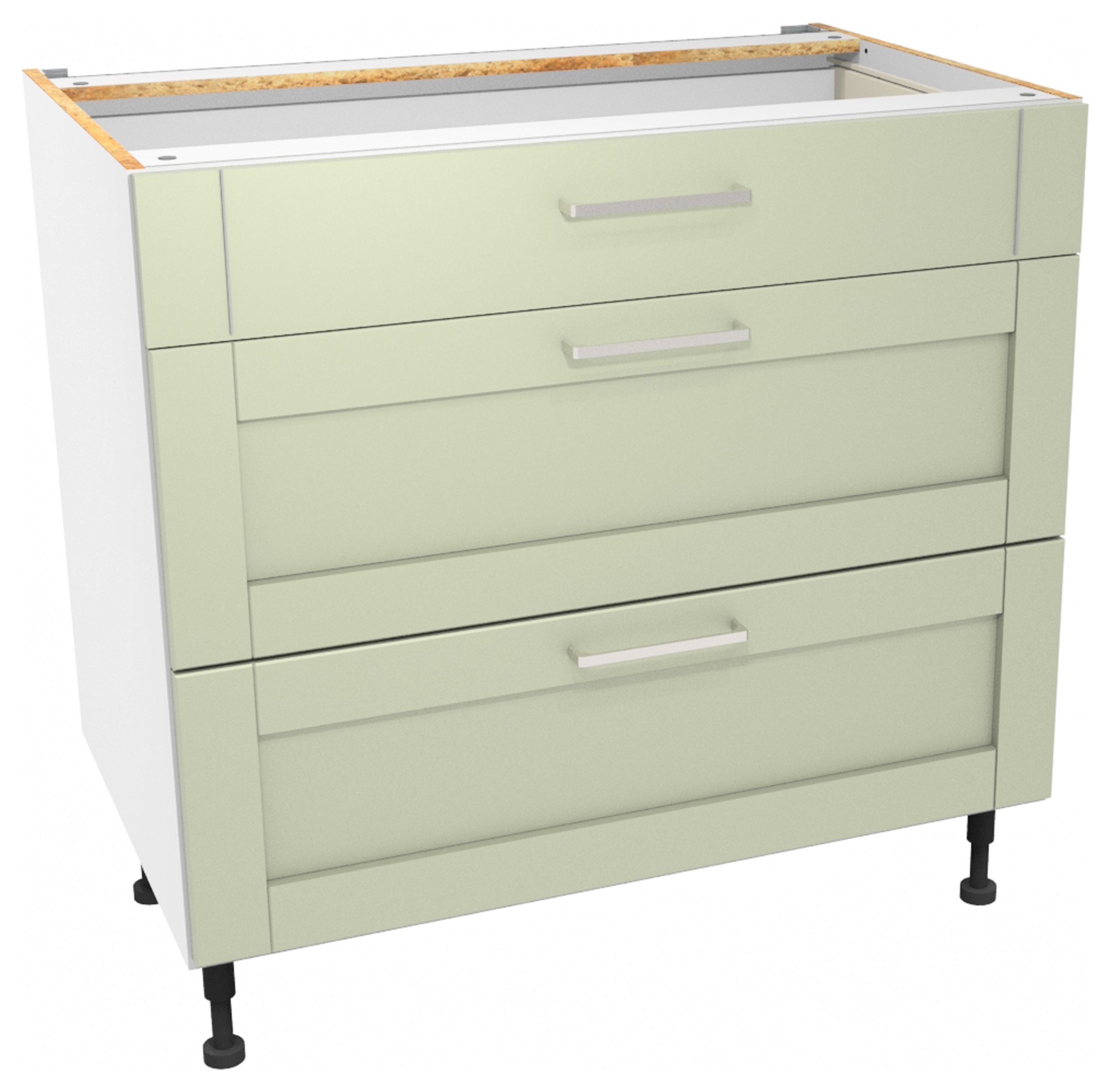 Wickes Ohio Sage Shaker Drawer Unit - 900mm - Part 1 of 2