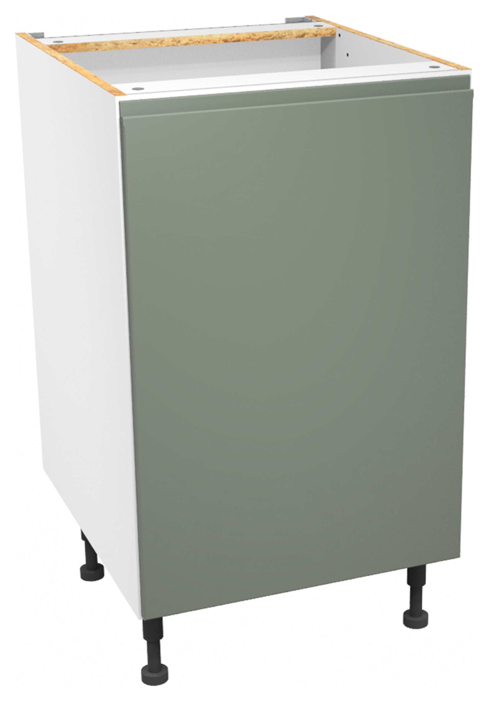 Wickes Madison Reed Green Base Unit - 500mm