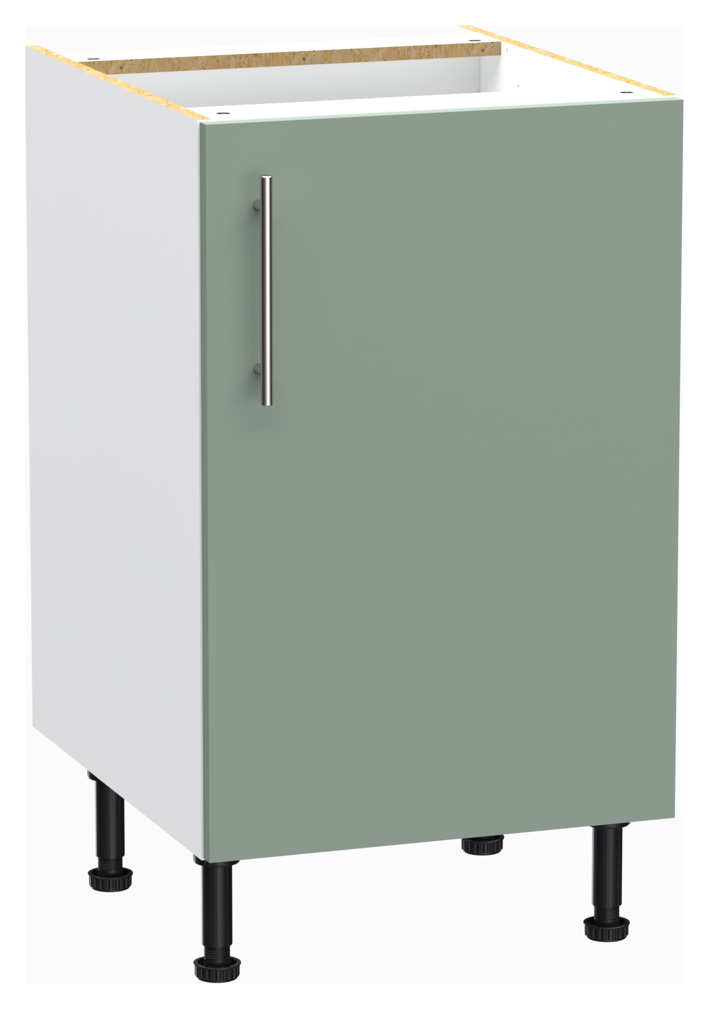 Wickes Orlando Reed Green Base Unit - 500mm