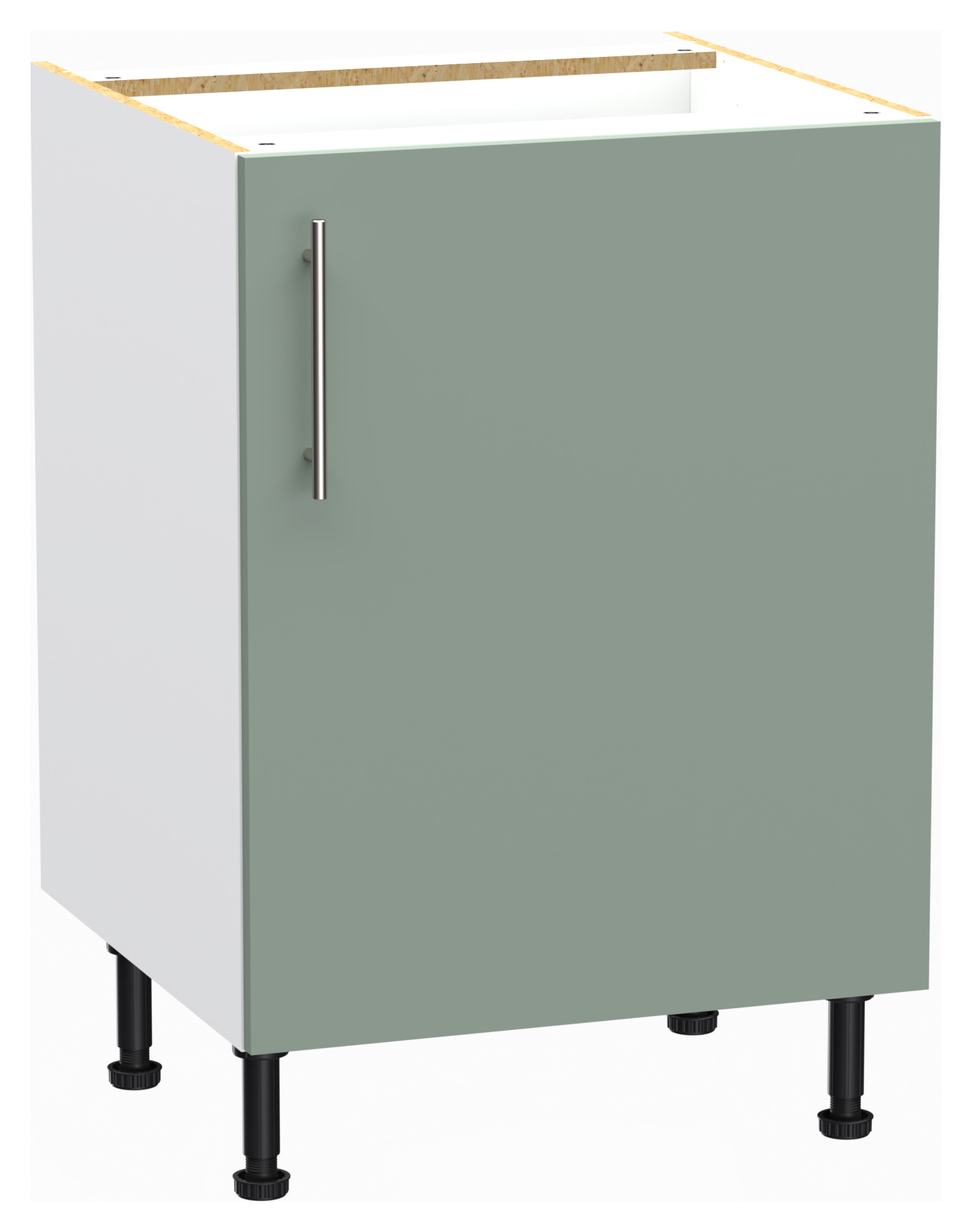 Wickes Orlando Reed Green Base Unit - 600mm