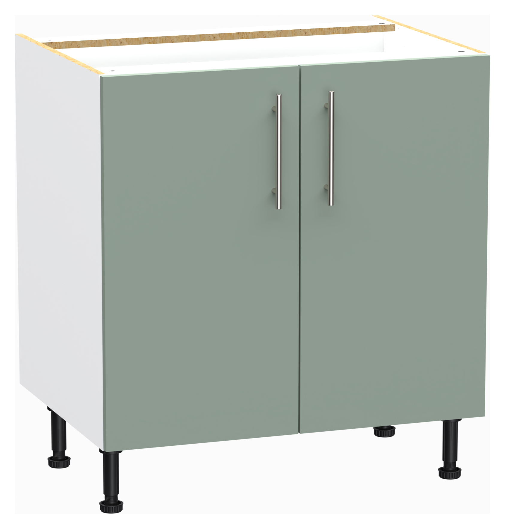 Wickes Orlando Reed Green Base Unit - 800mm