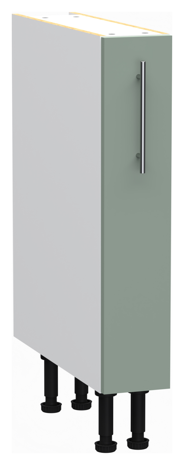 Wickes Orlando Reed Green Base Unit - 150mm