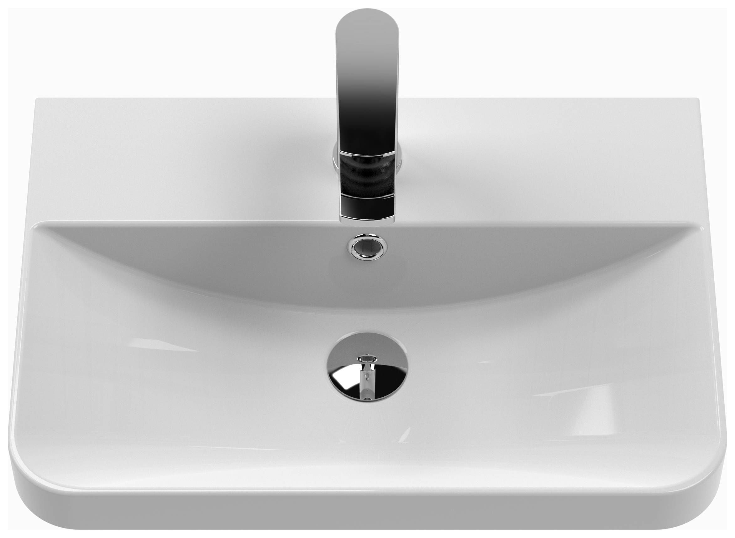 Malmo 1 Tap Hole Compact Basin - 500 x 350mm