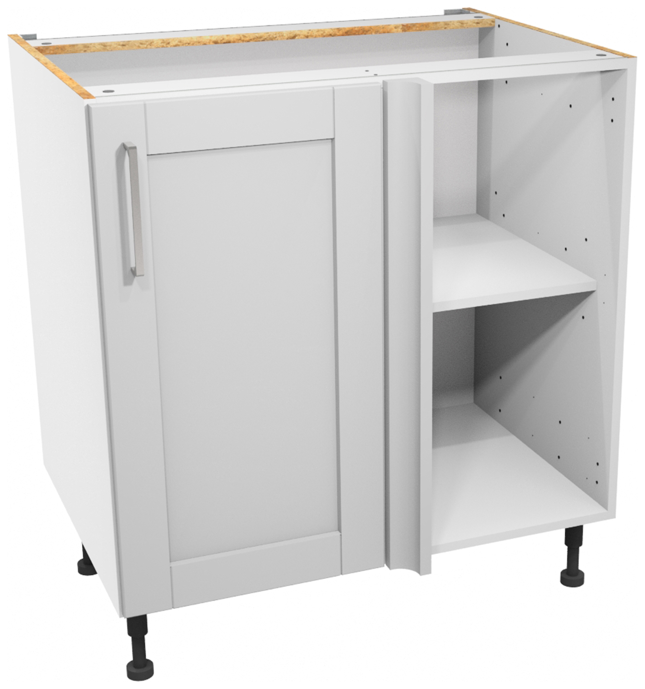 Wickes Ohio Grey Corner Base Unit - 800mm