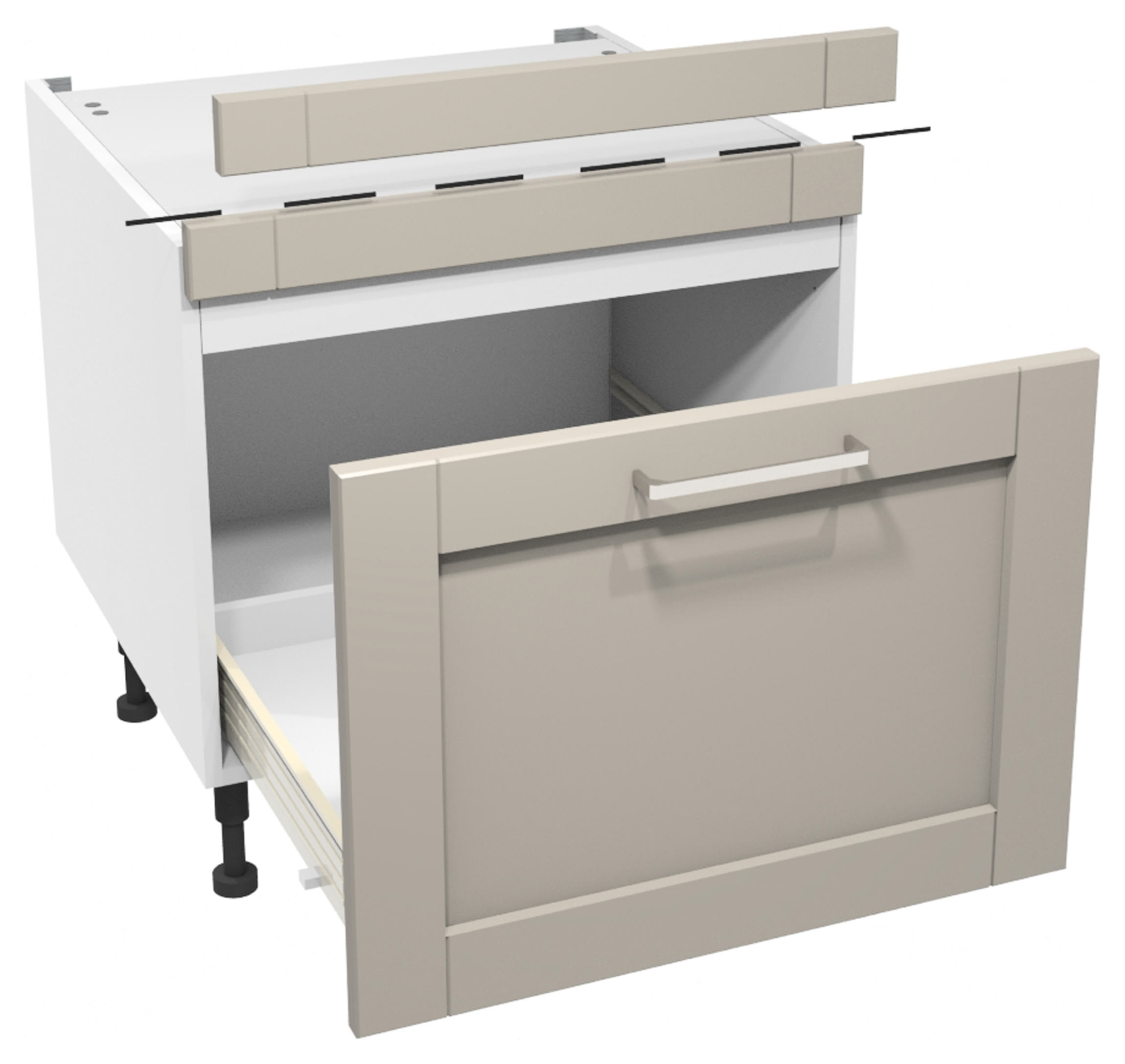 Wickes Ohio Stone Belfast Sink Base Unit - 600mm | Wickes.co.uk