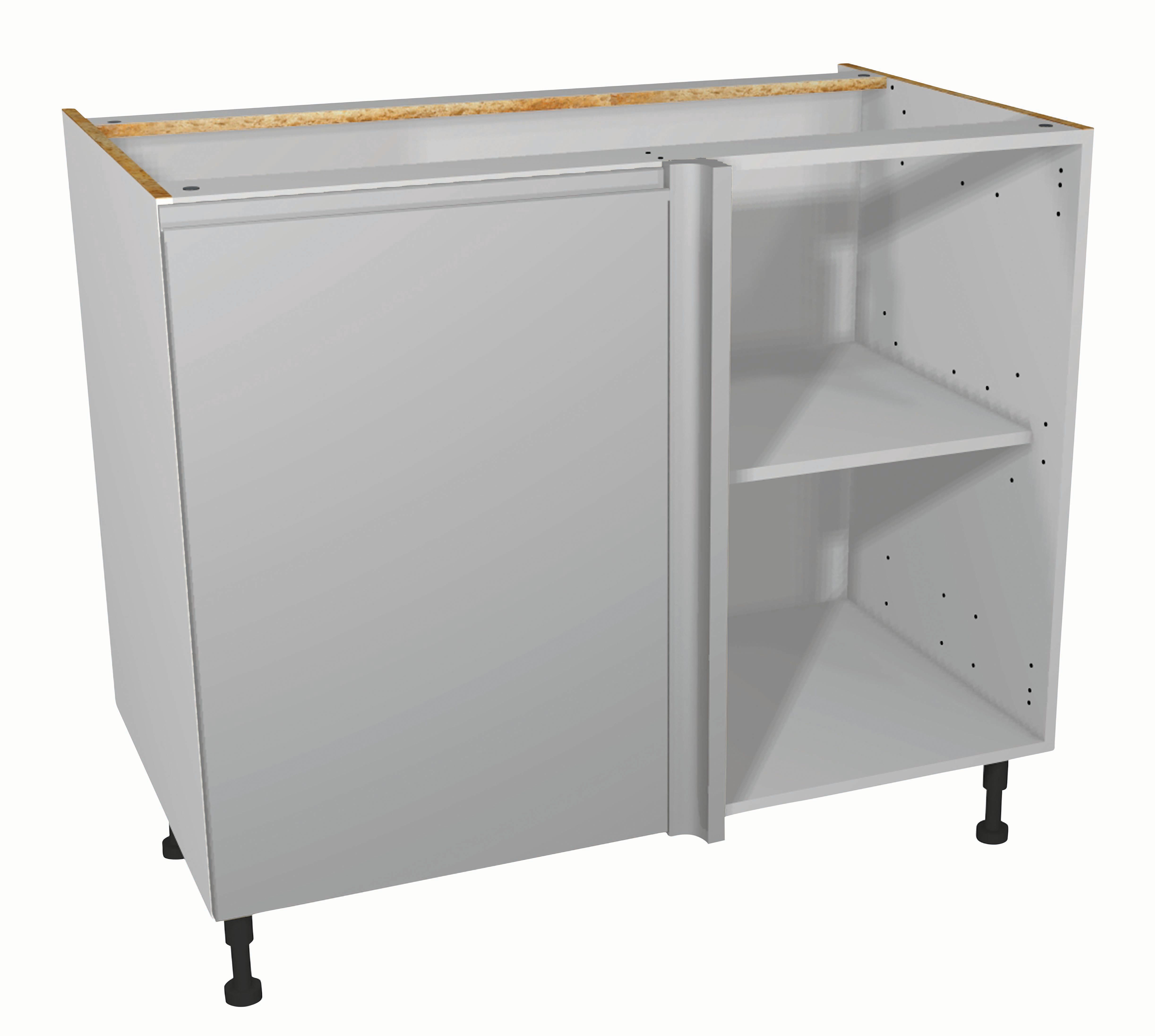 Wickes Madison Grey Corner Base Unit - 1000mm