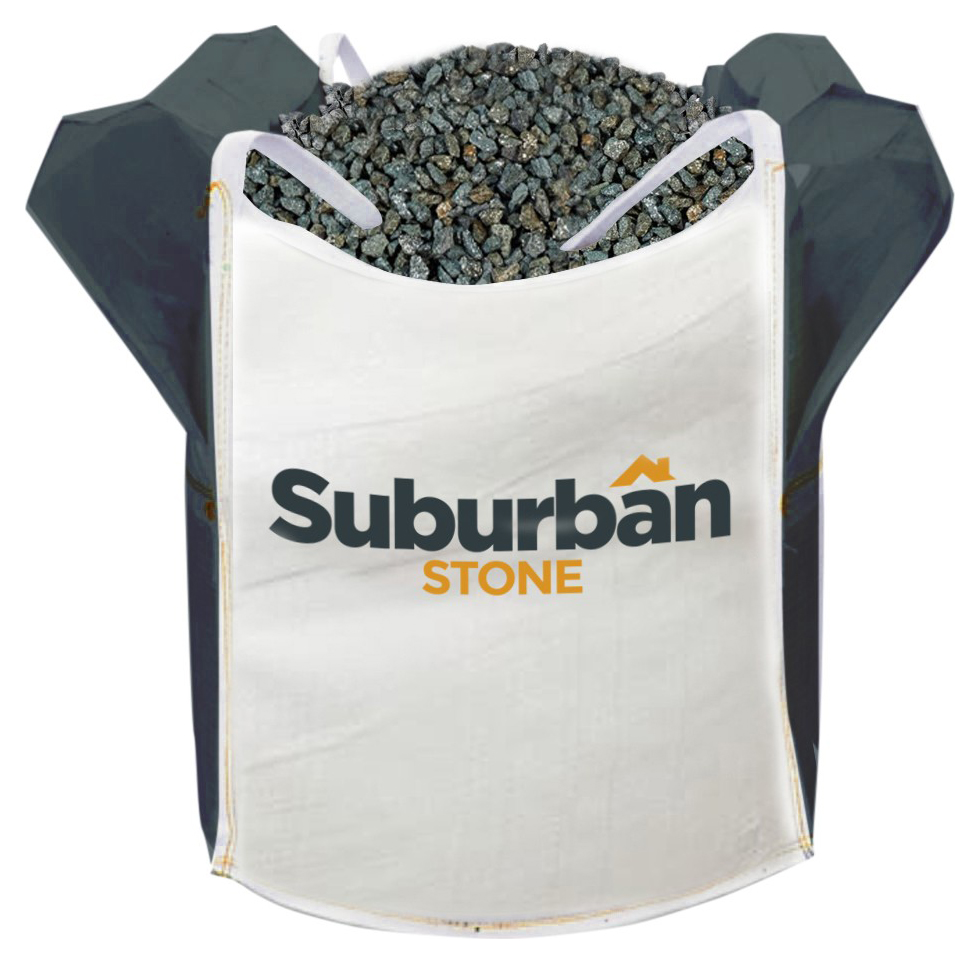 Suburban Stone 20mm Green Granite Chippings - Jumbo Bag