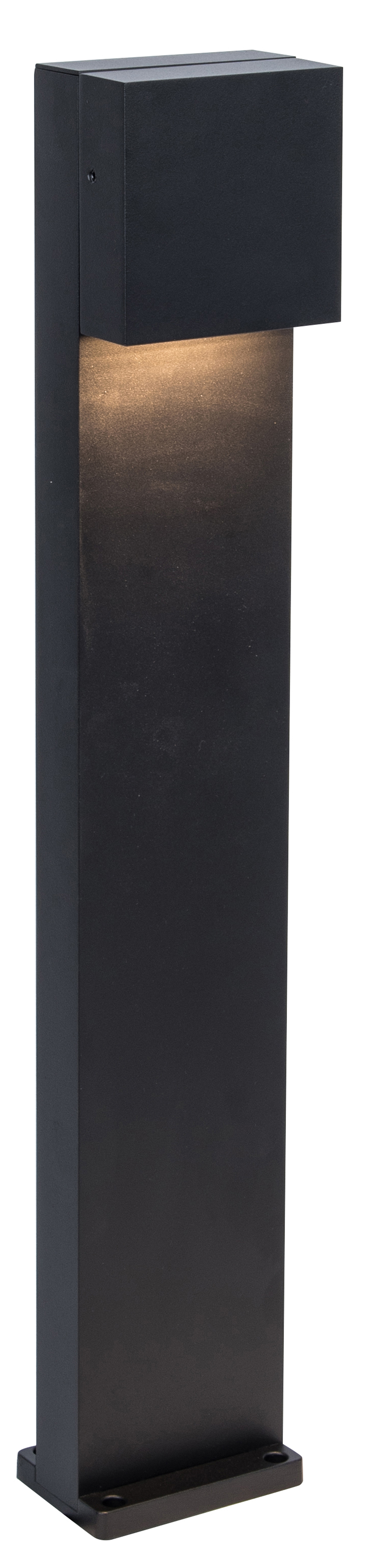 Lutec IP54 Gemini XF Integrated LED Bollard Light - Black