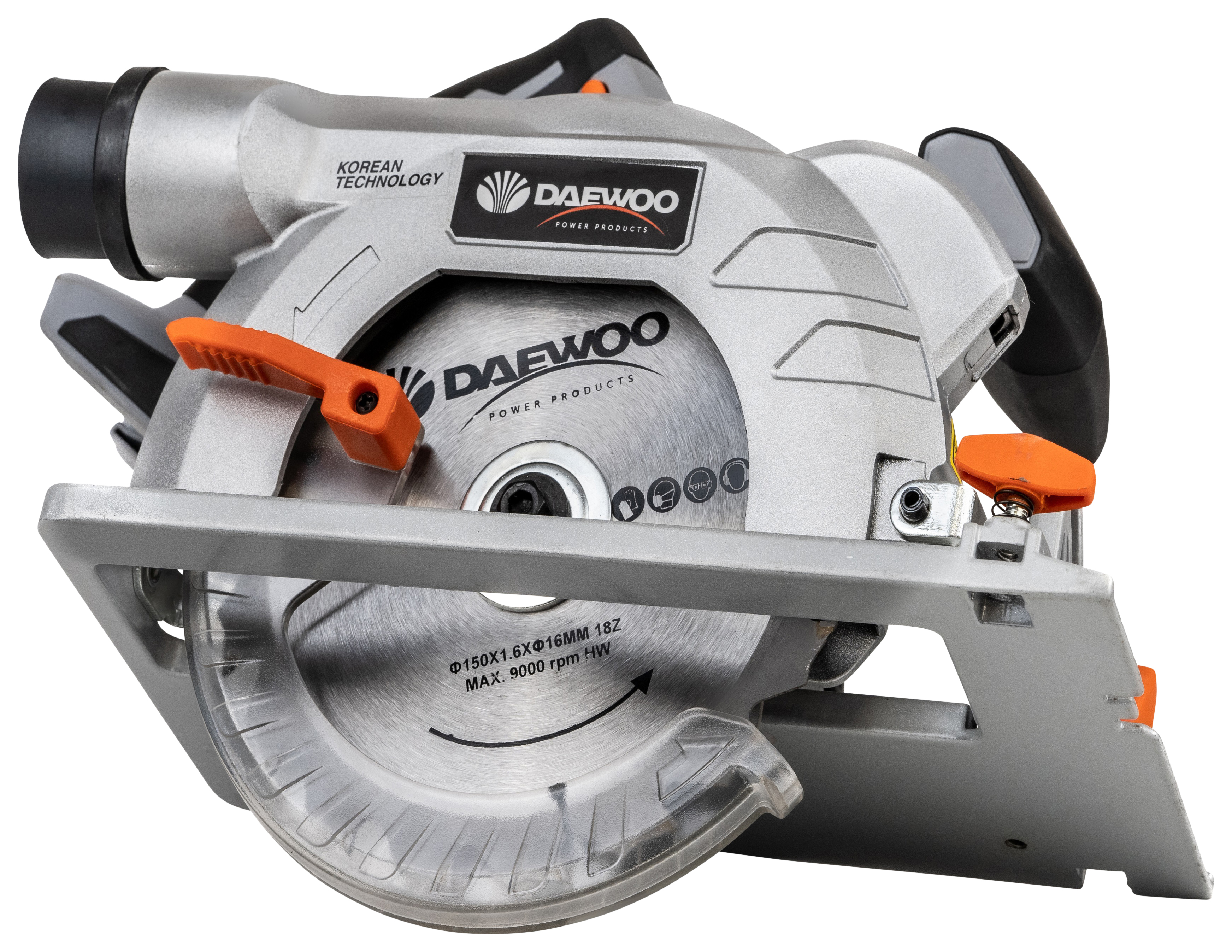 Daewoo DALCS18-1-2B1C1 U-Force Li-ion 1 x 2.0Ah Cordless 150mm Circular Saw - 18V