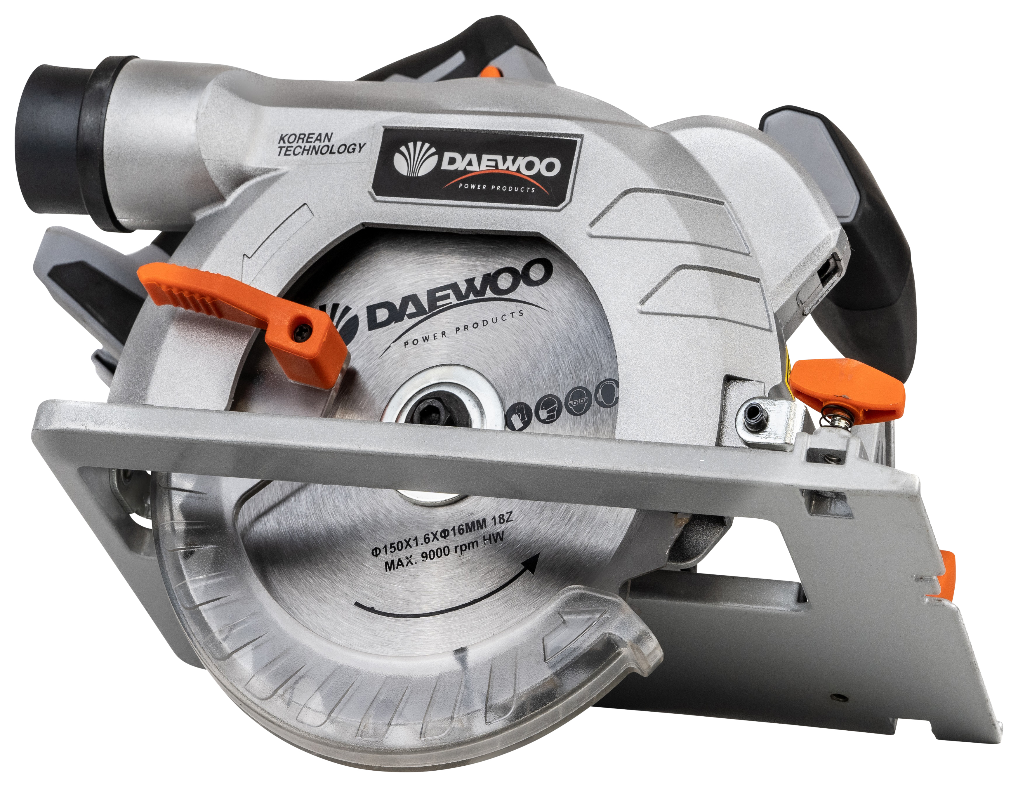 Daewoo DALCS18-1-4B1C1 U-Force Li-ion 1 x 4.0Ah Cordless 150mm Circular Saw - 18V