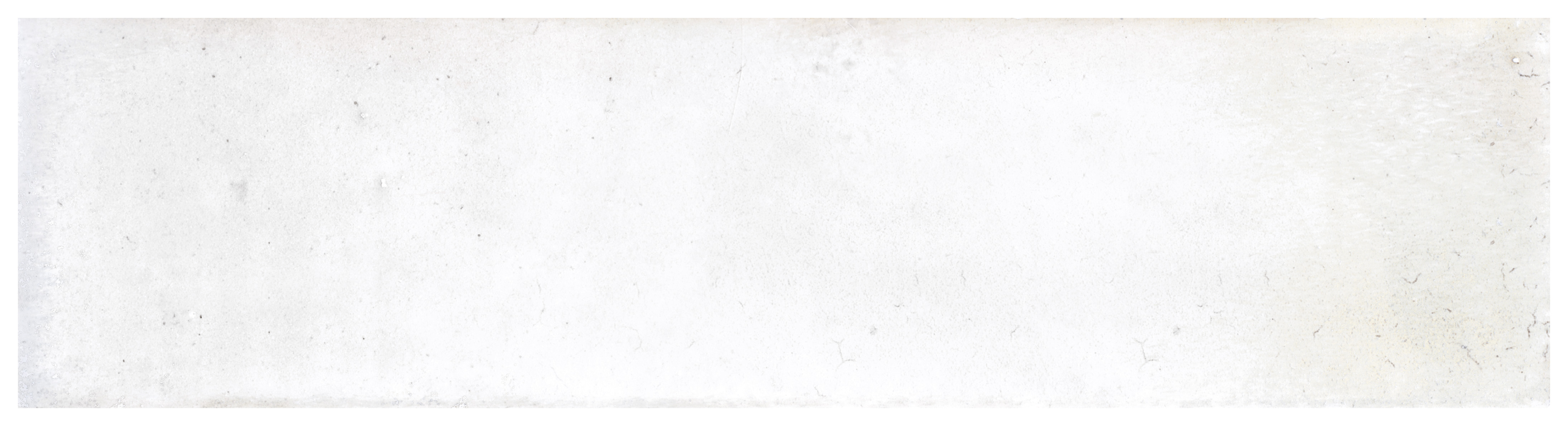 Wickes Arabella Chalk White Gloss Ceramic Wall Tile - 300 x 75mm - Sample