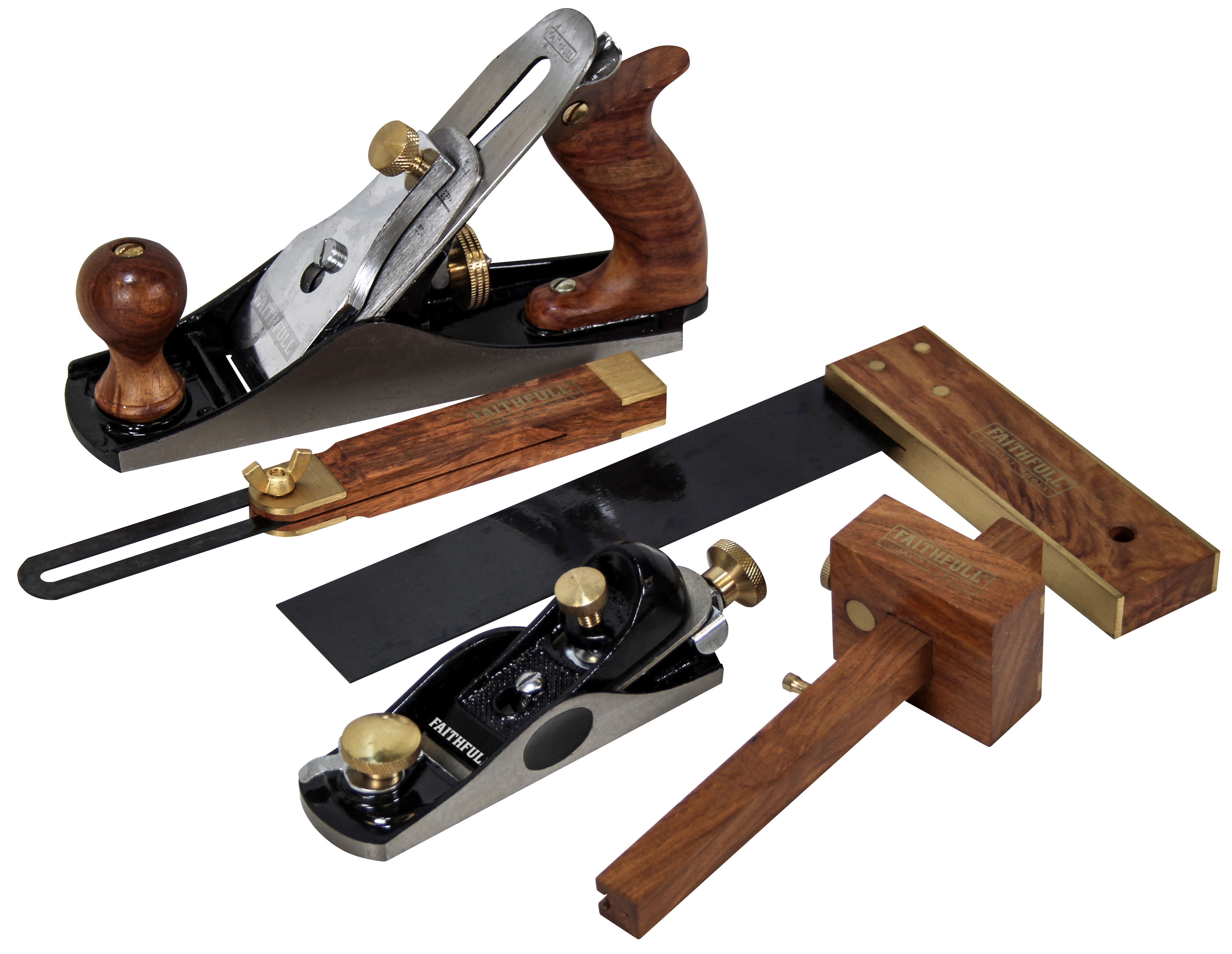 Faithfull Carpenters 5 Piece Tool & Plane Set