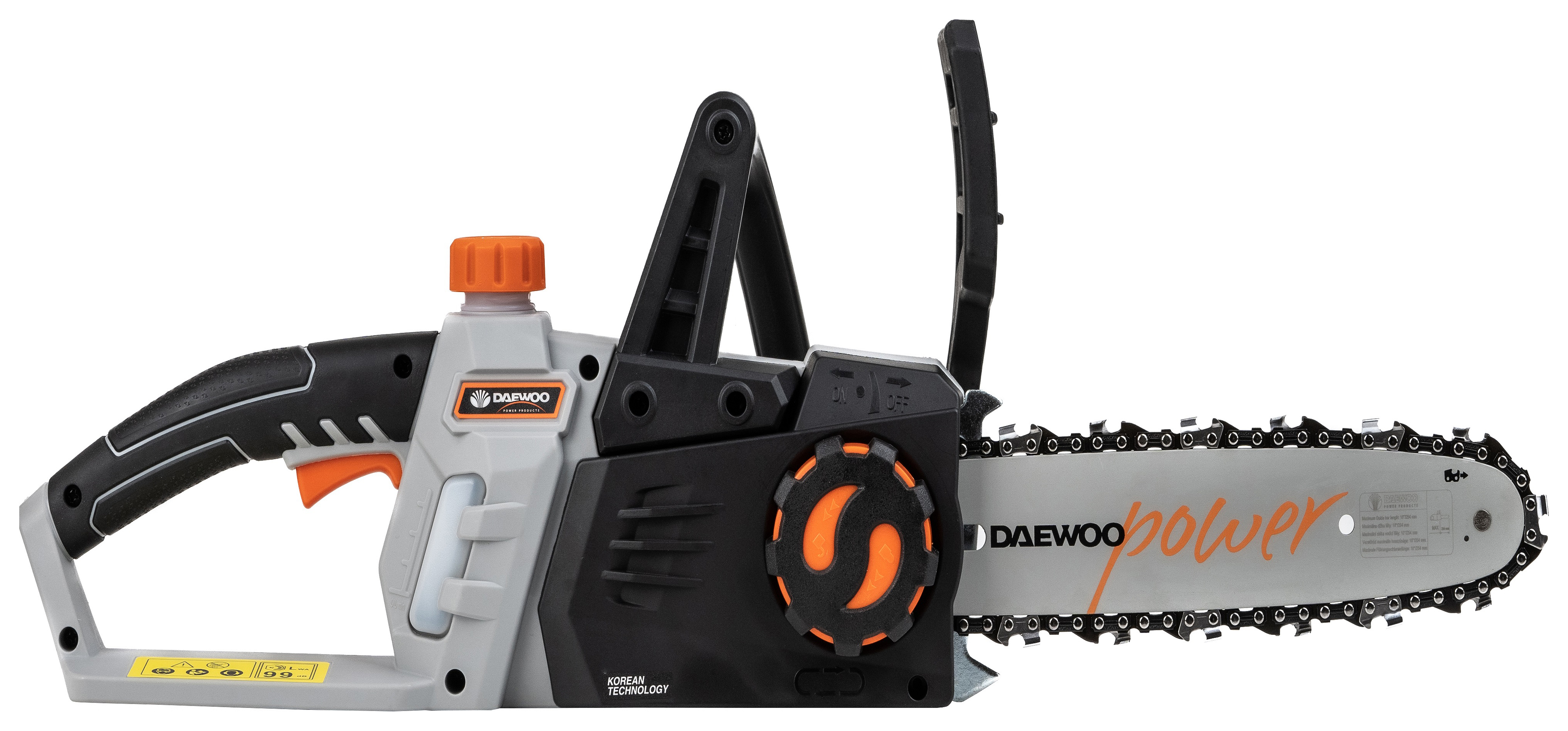 DAEWOO DALCHS18102B1C1 U-FORCE Li-ion Cordless 1 x 2.0Ah 25cm Chainsaw - 18V