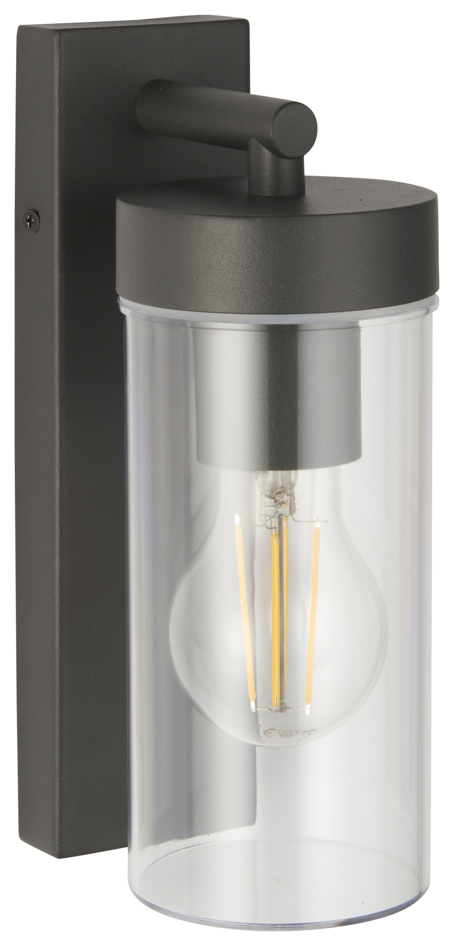 Saxby IP44 Derwent Wall Light - Anthracite Grey
