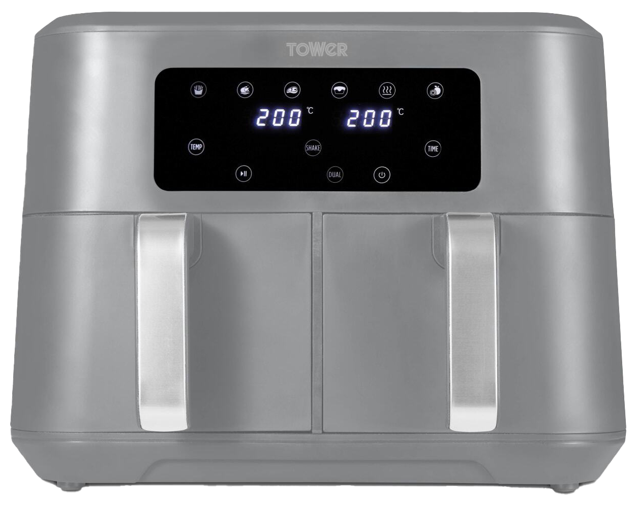 Tower 8.5L Vortx Dual Basket - Grey