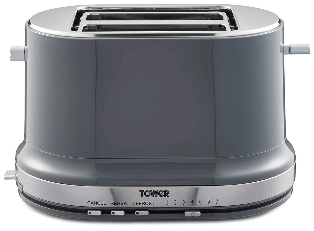 Tower Belle 2 Slice Toaster - Grey