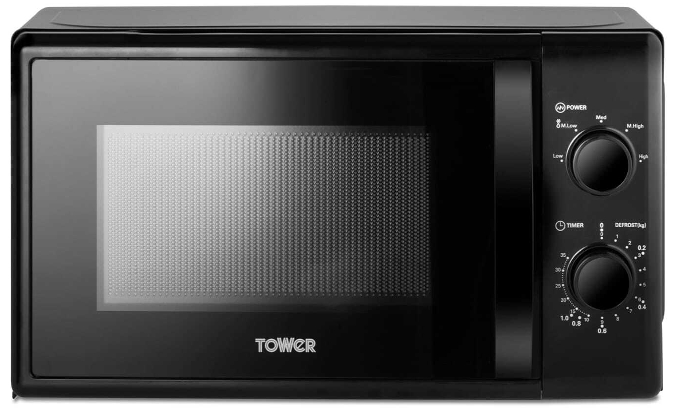 Tower 700W Microwave - Black