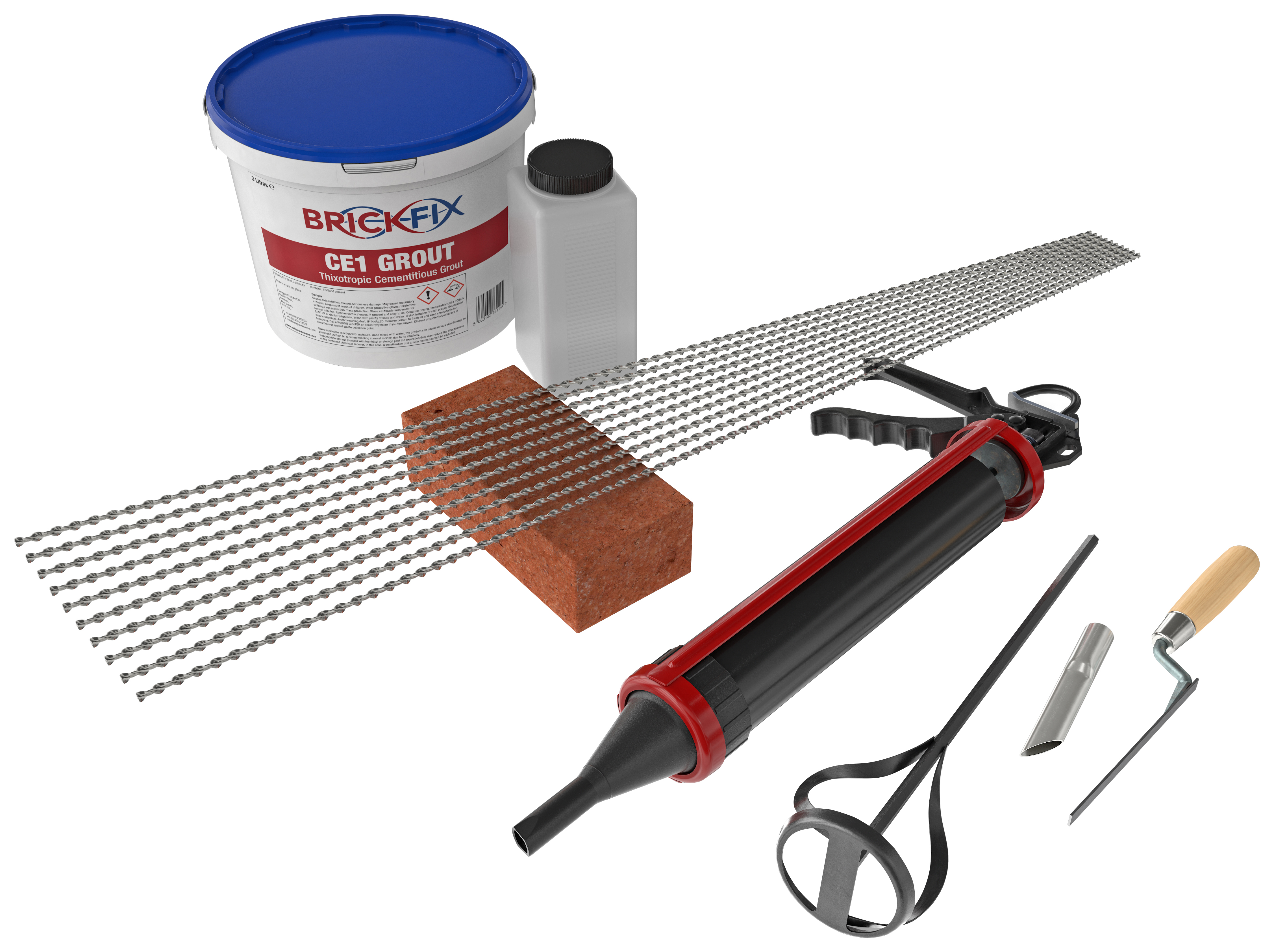 BrickFix Masonry Crack Stitching Kit