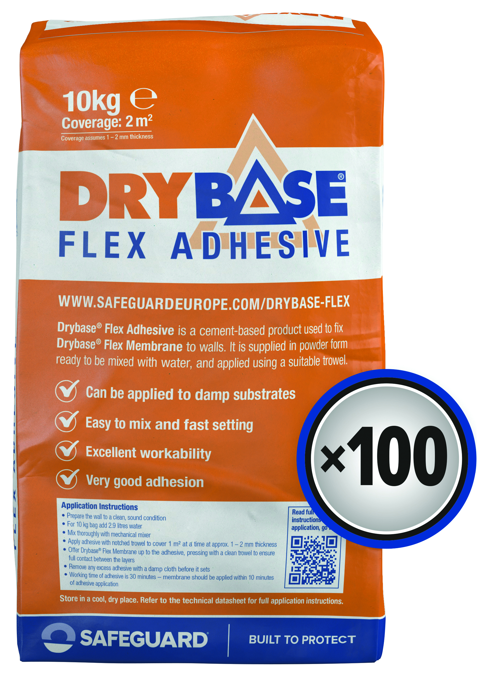 Drybase Flex Adhesive - 100 Bags - 10kg